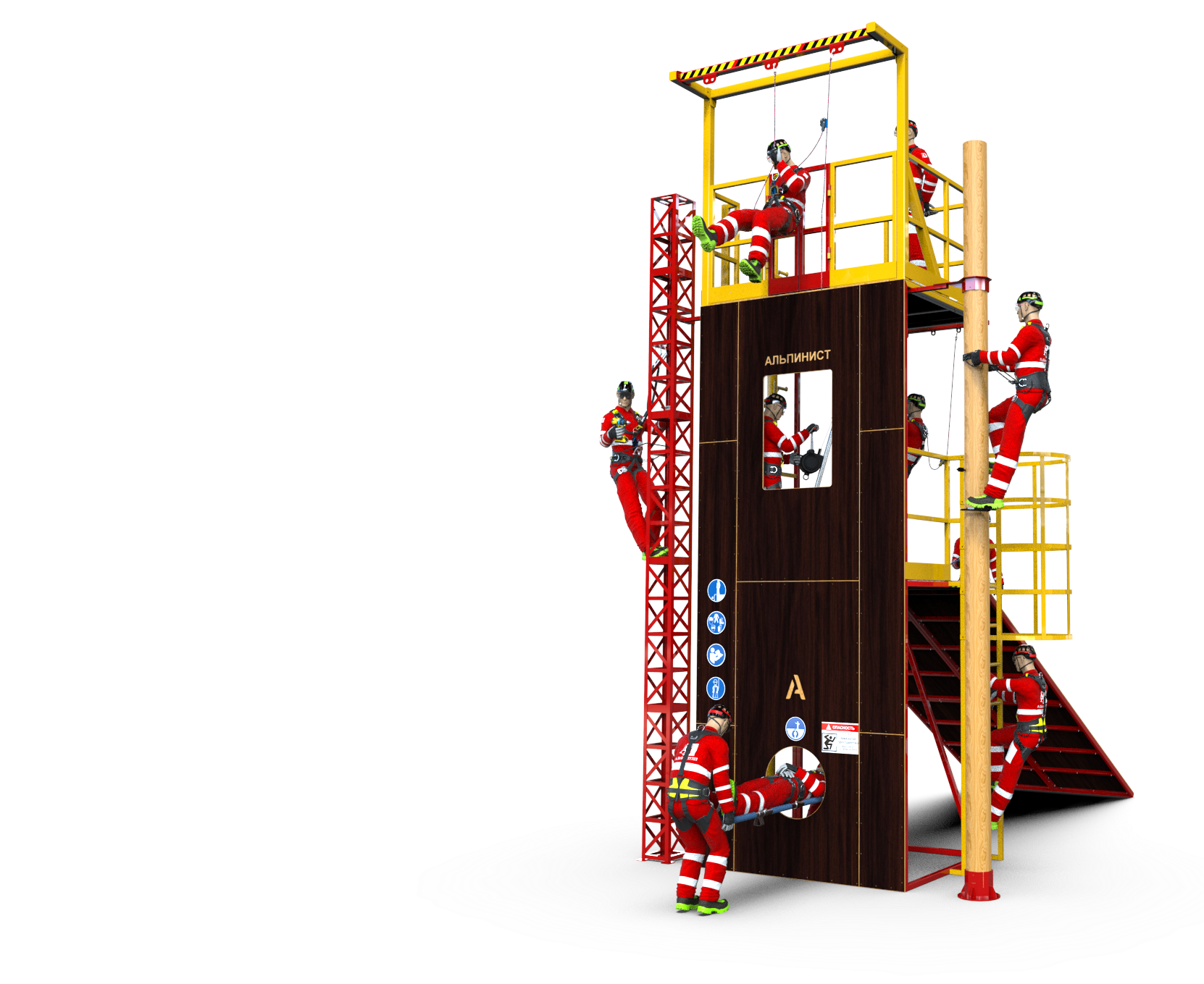 Учебно-тренировочный полигон (комплекс)  Альпинист-2-15.